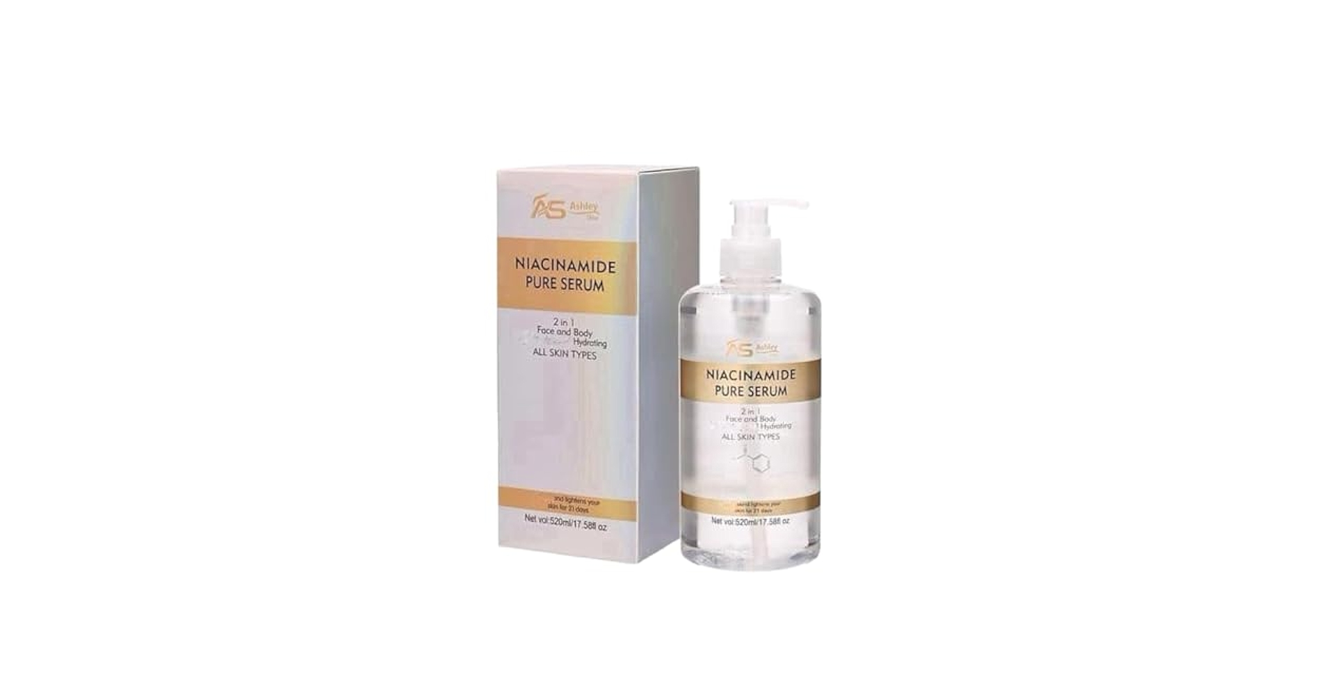 ボディローション Ashley shine niacinamide pure serum 3pcs Ashley Shine NIACINAMIDE Pure Serum - for Face and Body